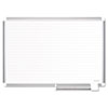 Ruled Planning Board, 72x48, White/Silver