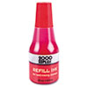 2000 PLUS Self-Inking Refill Ink, Red, 0.9 oz. Bottle