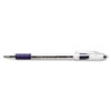 R.S.V.P. Stick Ballpoint Pen, .7mm, Blue Ink, Dozen