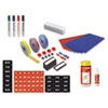 Magnetic Board Accessory Kit, Blue/Red