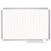 Platinum Plus Dry Erase Planning Board, 1x2" Grid, 36x24, Silver Frame