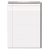 Stiff-Back Wire Bound Notebook, Legal Rule, 8 1/2 x 11, White Paper, 70 Sheets