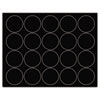 Interchangeable Magnetic Characters, Circles, Black, 3/4" Dia., 20/Pack