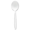 Impress Heavyweight Polystyrene Cutlery, Soup Spoon, White, 1000/Carton