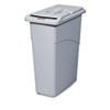 Rubbermaid(R) Commercial Slim Jim(R) Confidential Document Waste Receptacle with Lid