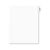 Individual Legal Dividers Style, Letter Size, Avery-Style, Side Tab Dividers, EXHIBIT A, 25/PK