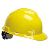 V-Gard Hard Hats, Fas-Trac Ratchet Suspension, Size 6 1/2 - 8, Yellow