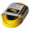 Polar/Solar Indoor-Outdoor Extension Cord With Lighted End, 25ft, Yellow