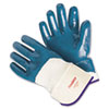 Predator Nitrile Gloves, Blue/White, Large, 12 Pairs