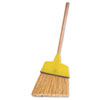 Angle Broom, Flagged Plastic Bristles, 7-1/2" - 6" Bristles, 54" Length