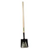 Long-Handle Square-Point Shovel, No. 2 Blade, 48" Handle, Steel/Ash