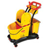 Rubbermaid(R) Commercial WaveBrake(R) Mopping Trolley Down-Press Bucket/Wringer Combo