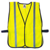 GloWear 8020HL Safety Vest, Polyester Mesh, Hook Closure, Lime, One Size Fit All