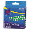 Avery(R) Handwrite-Only Self-Adhesive Removable Round Color-Coding Labels in Dispensers