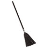 Lobby Pro Synthetic-Fill Broom, 37 1/2" Height, Black