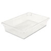 Food/Tote Boxes, 8 1/2gal, 26w x 18d x 6h, Clear