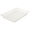 Food/Tote Boxes, 5gal, 26w x 18d x 3 1/2h, Clear