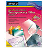 Apollo(R) Transparency Film