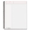 Side-Bound Guided Business Notebook, Action Planner, 8 7/8 x 11, 80 Sheets