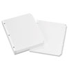 Plain Tab Write & Erase Dividers, 8-Tab, 24/BX