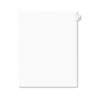 Individual Legal Dividers Style, Letter Size, Avery-Style, Side Tab Dividers, #1, 25/PK