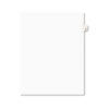 Individual Legal Dividers Style, Letter Size, Avery-Style, Side Tab Dividers, #4, 25/PK