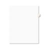 Individual Legal Dividers Style, Letter Size, Avery-Style, Side Tab Dividers, #6, 25/PK