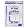 Triple Protection Tamper-Evident Deposit Bags, 9 x 12, Clear, 100/Pack