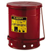 JUSTRITE(R) Red Oily Waste Can 09300