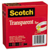 Transparent Tape 600 2P34 72, 3/4" x 2592", 3" Core, Transparent, 2/Pack