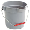 Rubbermaid(R) Commercial Brute(R) Round Bucket 2963-GRAY
