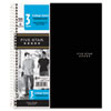 Wirebound Notebook, College Rule, 8 1/2 x 11, 3 Subject, 150 Sheets