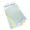 Guest Check Book, Carbonless Duplicate, 3 2/5 x 6 7/10, 50/Book, 50 Books/Carton