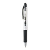 eGEL® Retractable Gel Pen, Roller Ball, Medium, Black