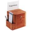 Safco(R) Bamboo Suggestion Boxes