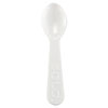 Dart(R) White Plastic Taster Spoon