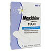 Maxithins Thin, Full Protection Pads, 250 Individually Boxed Napkins/Carton