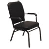 Alera(R) Oversize Stack Chair with Fixed Padded Arms