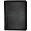 Executive Leather Padfolio, 9-1/2 x 12-1/2, Black