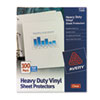 Avery(R) Heavy Duty Vinyl Sheet Protector
