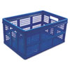 Filing/Storage Tote, Letter Files, 20.13" x 14.63" x 10.75", Blue