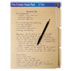 FindIt File Folders Notepad, 1/3 Cut, 11 Pt Stock, Letter, Manila