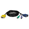 KVM Switch Cable Kit, PS/2, 6 ft.