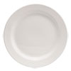 Chef's Table Porcelain Round Dinnerware, Dinner Plate, 10" dia, White, 8/Box
