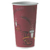 Dart(R) Single-Sided Poly Paper Hot Cups in Bistro(R) Design