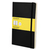 Classic Softcover Notebook, Squared, 8 1/4 x 5, Black Cover, 192 Sheets