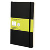 Classic Softcover Notebook, Plain, 8 1/4 x 5, Black Cover, 192 Sheets