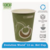Evolution World 24% Recycled Content Hot Cups - 12oz., 50/PK, 20 PK/CT