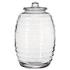 Libbey Glass Barrel with Lid