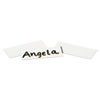 Magnetic Write-On/Wipe-Off Strips, 2w x 7/8h, White, 25/Pack